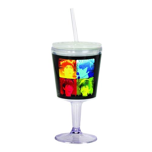 The Beatles Group Photo Insulated Goblet with Lid